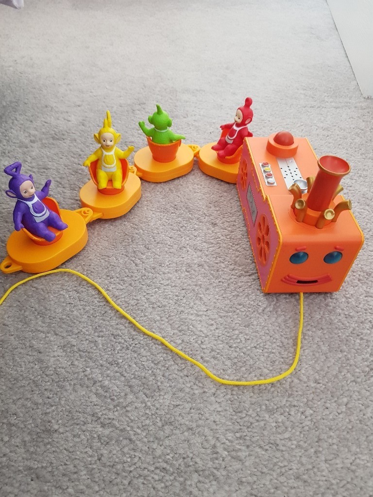 teletubbies pull along custard train